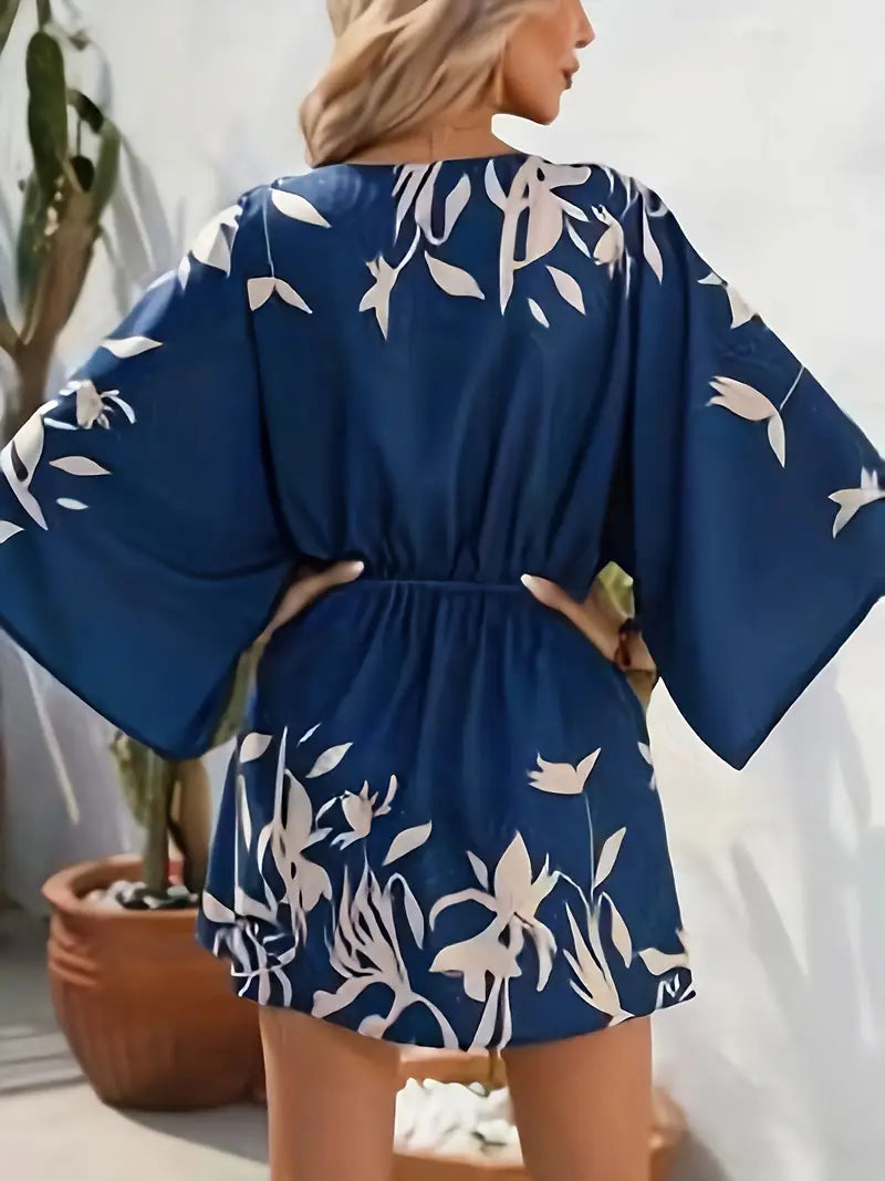 Joyce - Wijde mini jurk met zomerse flair