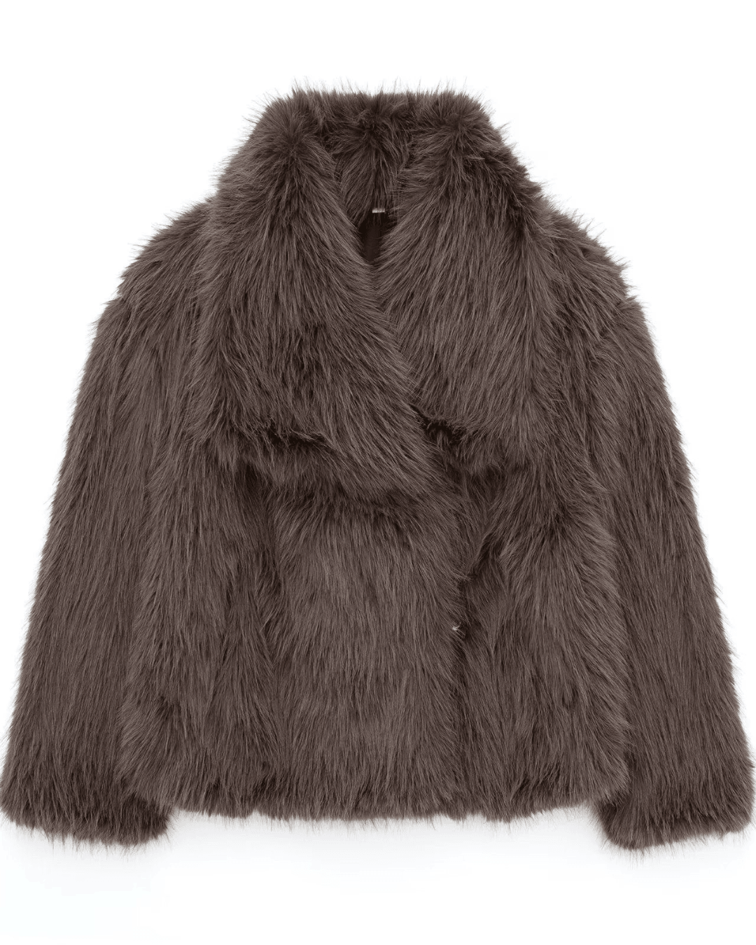 Luxe zachte oversized winterjas voor dames van faux fur