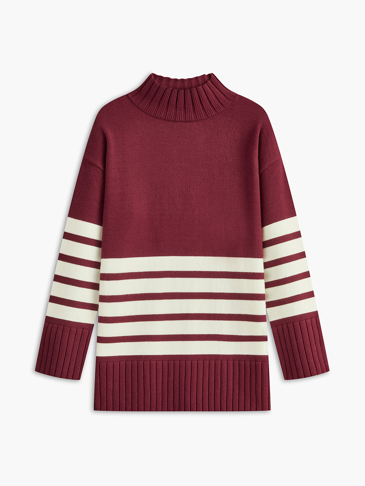 Zachte Winter Vrouwen Sweaterjurk met Col