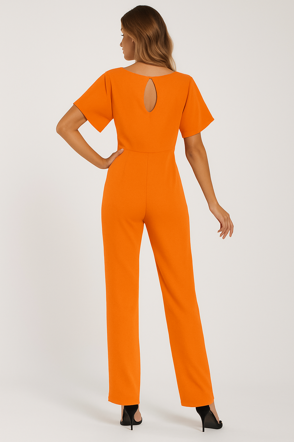 Jinte-Rose - Jumpsuit met strikdetail