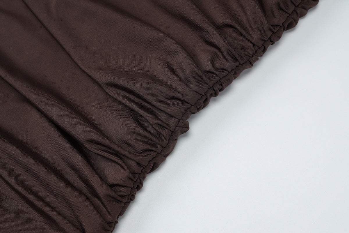 Nola - Gedrapeerde luxueuse jurk