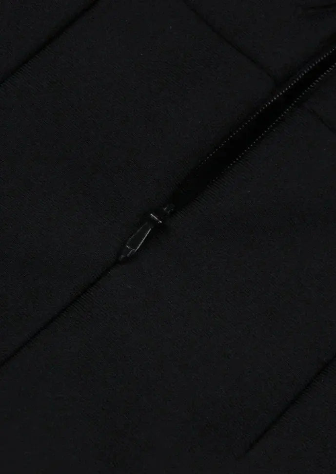 Zwarte Strapless Mini Jurk met Veren Bodycon Feestjurk voor Dames