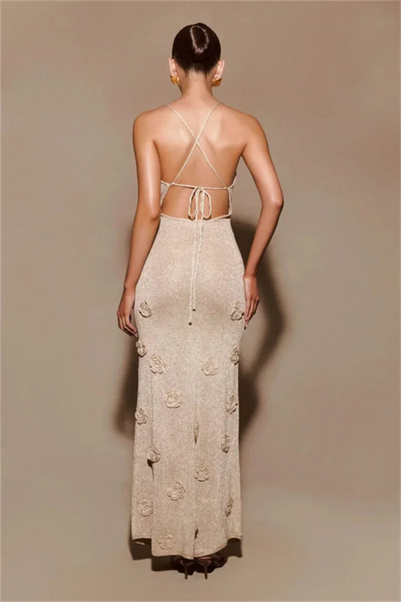 Elegante Dames Maxi Avondjurk Perfecte Cocktail Feest Galajurk