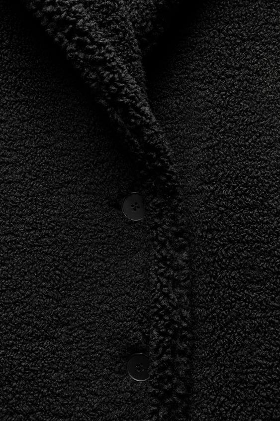 Lange Teddy Jas voor Dames Warme Winter met Reverskraag