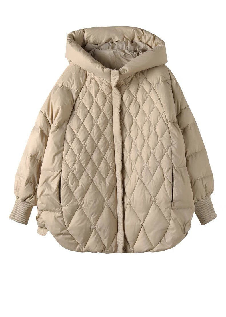 Puffer Winterjas Dames Oversized Met Capuchon En Ritssluiting