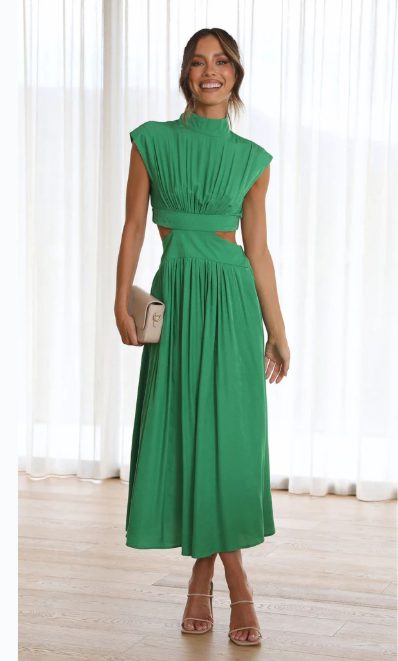 Noa - Maxi jurk met stijlvolle uitgesneden taille