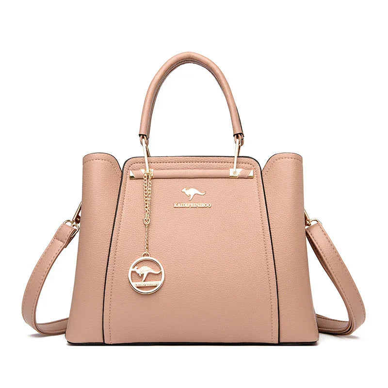 Luxe Dames Handtas met Verfijnde Details en Tijdloos Design