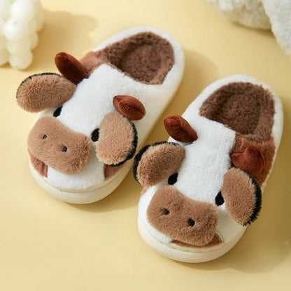 Schattige Warme Dieren Pantoffels Met Zachte Voering