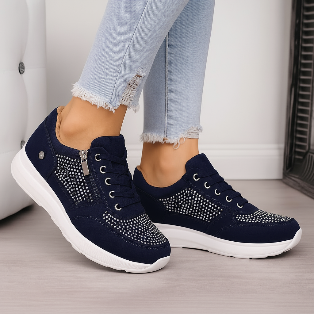 Comfortabele Sneakers Met Lichtgewicht Zool Voor Dames