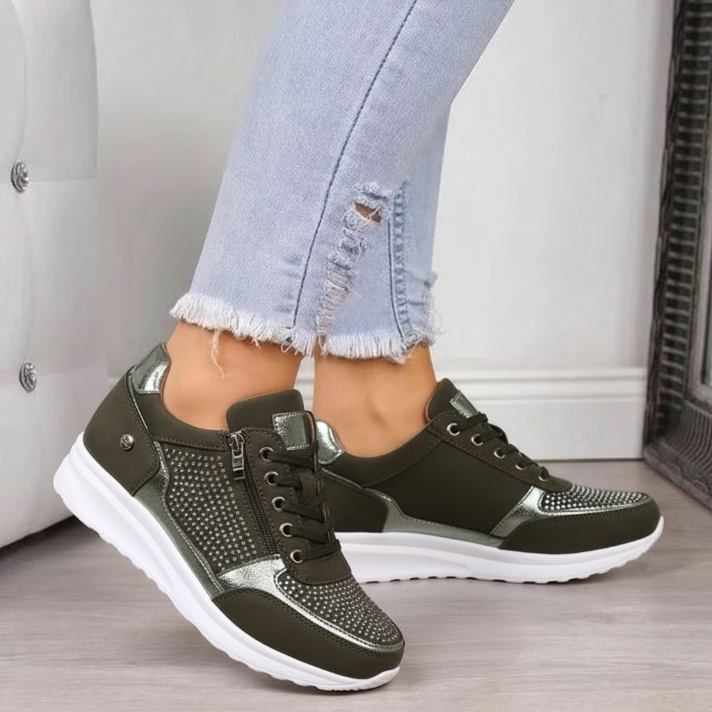 Comfortabele Sneakers Met Lichtgewicht Zool Voor Dames