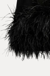 Mini sukienka koktajlowa z cekinami i długimi rękawami dla pań