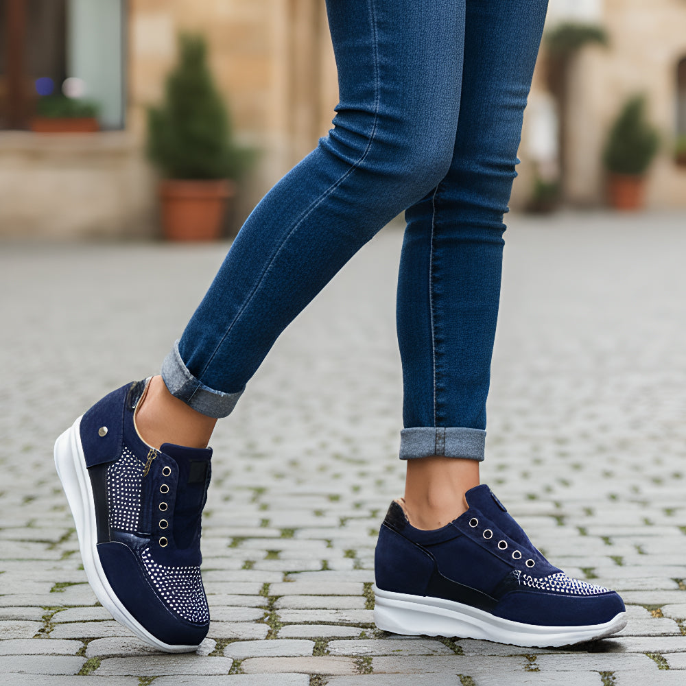 Comfortabele Sneakers Met Lichtgewicht Zool Voor Dames