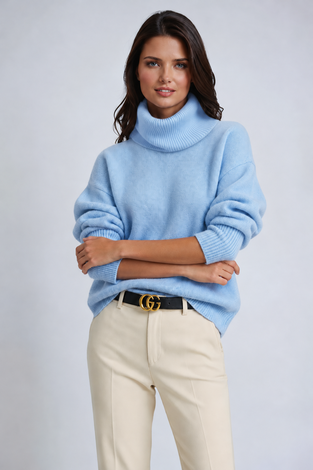 Soft Knitted Turtleneck Sweater for Women Warm, Comfortable, and Stylish