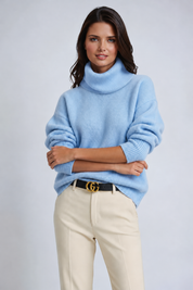 Soft Knitted Turtleneck Sweater for Women Warm, Comfortable, and Stylish