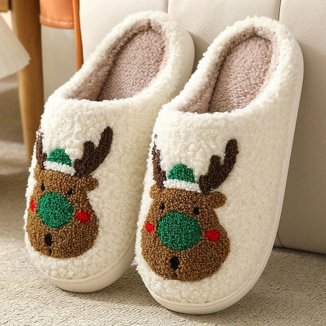 Schattige Warme Dieren Pantoffels Met Zachte Voering