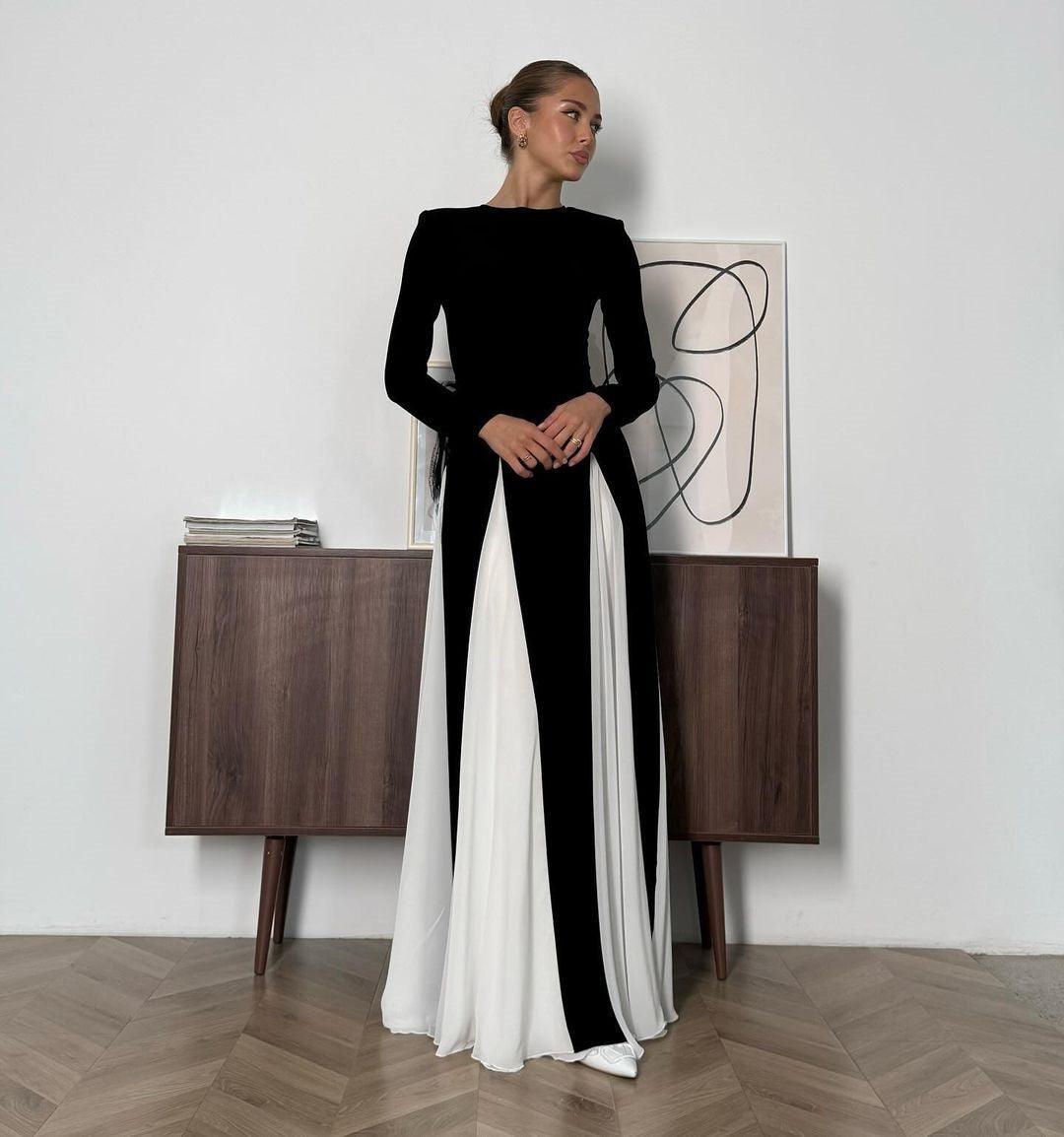 Feline - Maxi jurk chic met vloeiende pasvorm