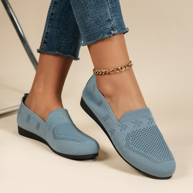 Lightweight Slip-Ons with Breathable Mesh for Women