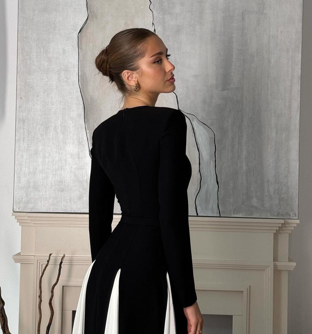 Feline - Maxi jurk chic met vloeiende pasvorm