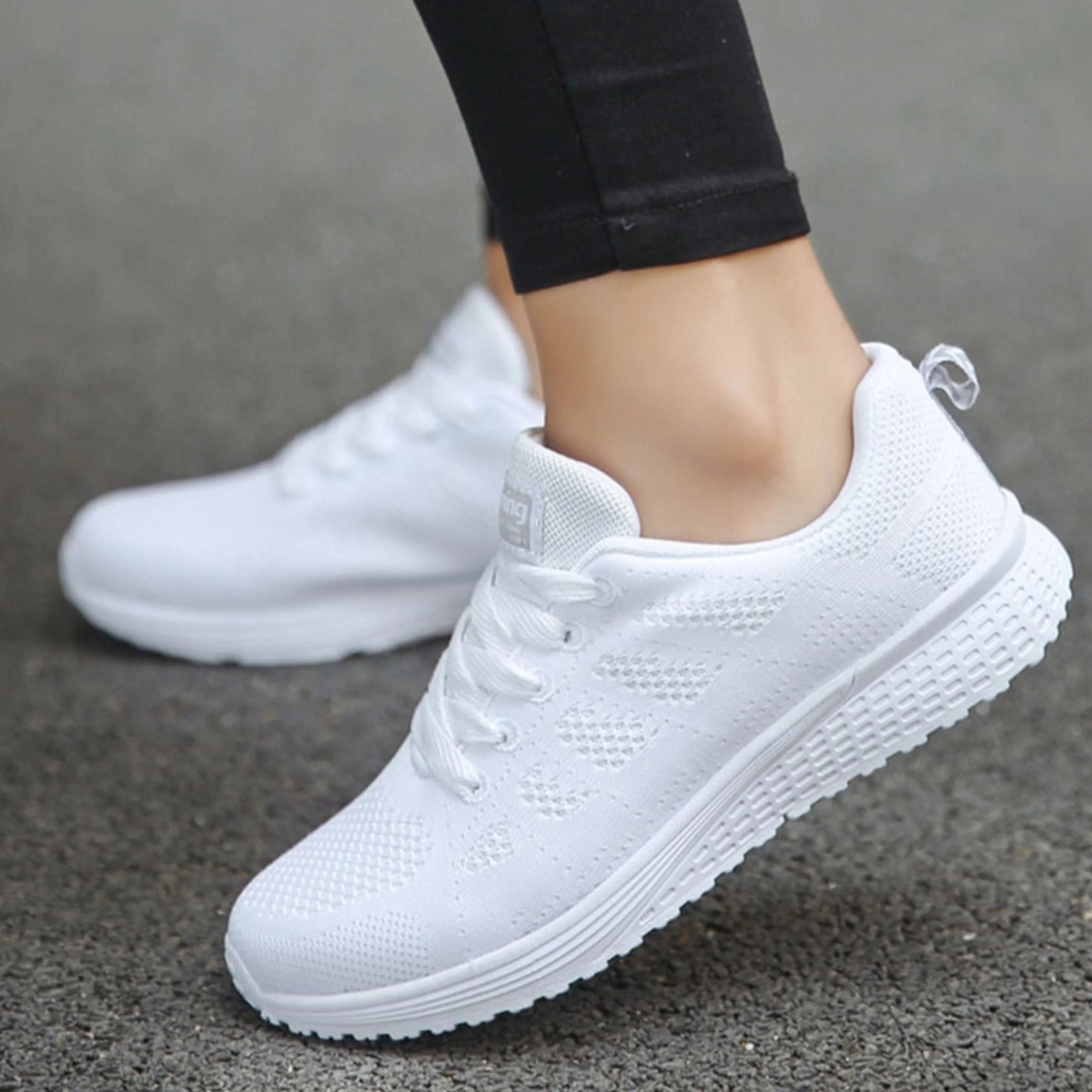 Baskets en mesh sportives pour femmes pour la course à pied et la marche