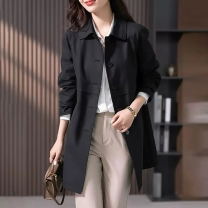 Dames Lichte Trenchcoat met Knoopsluiting
