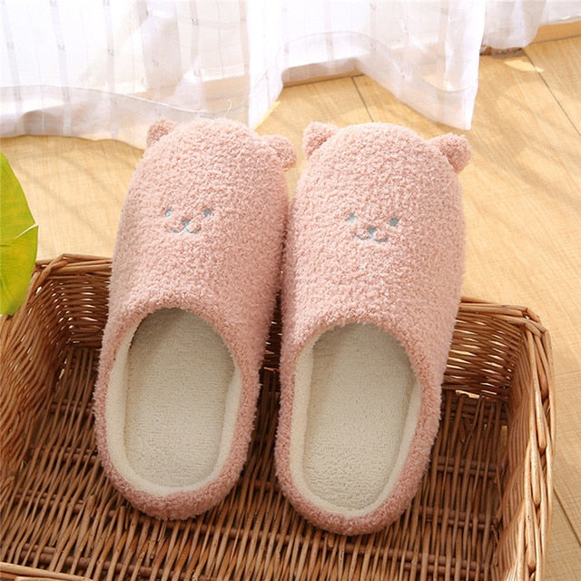 Schattige Warme Dieren Pantoffels Met Zachte Voering