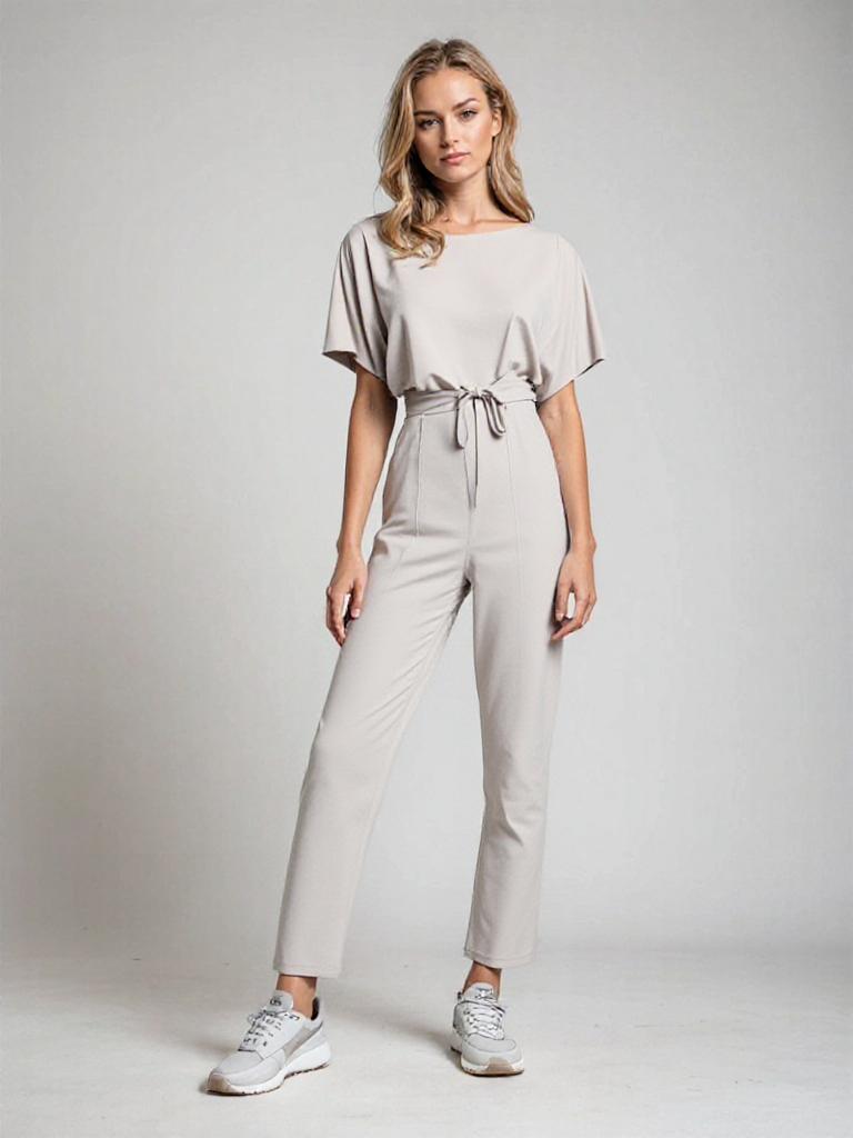 Milena - Jumpsuit met korte mouwen
