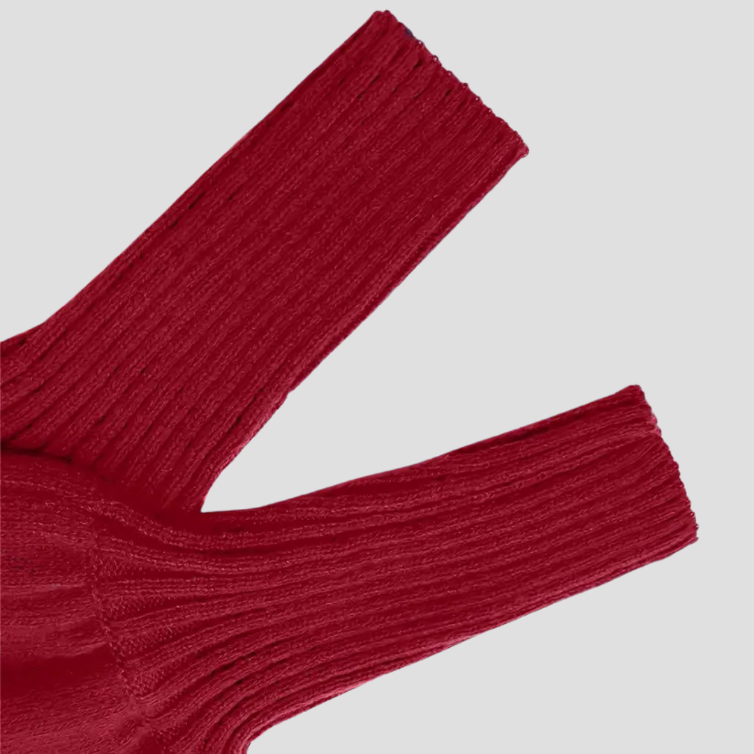 Kabelgebreide Dames Coltrui Warm met Ballonmouwen