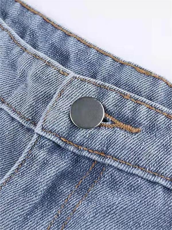 Mirjam - Flared Jeans met rode ster