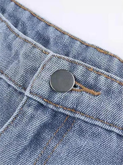 Mirjam - Flared Jeans met rode ster