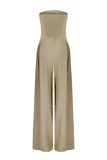 Viola - Elegante strapless jumpsuit