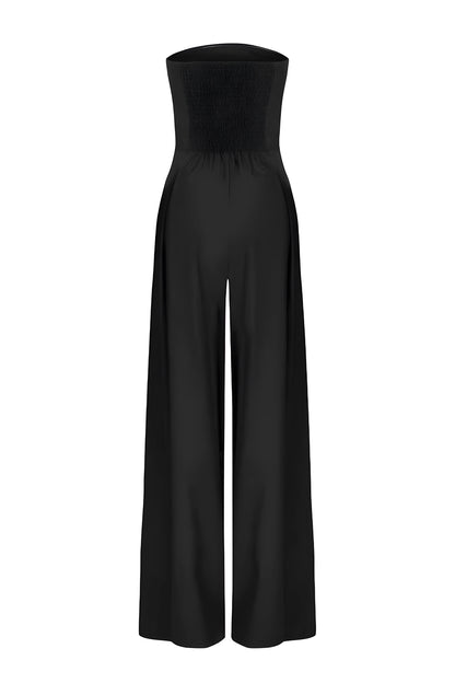 Viola - Elegante strapless jumpsuit