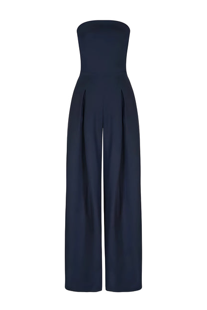 Viola - Elegante strapless jumpsuit
