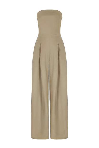 Viola - Elegante strapless jumpsuit