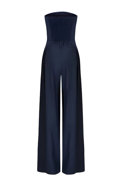Viola - Elegante strapless jumpsuit