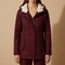 Dames Warme Winterjas met Teddyvoering en Capuchon