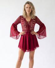 georgia-boho-mini-jurk-rood-1