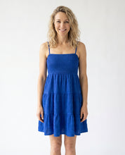 julia-geplooide-mini-jurk-blauw-1