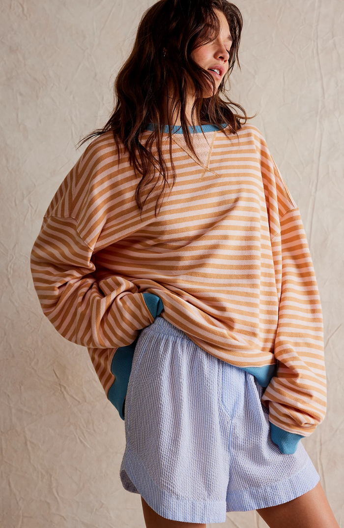 Mare - Gestreepte oversized sweater