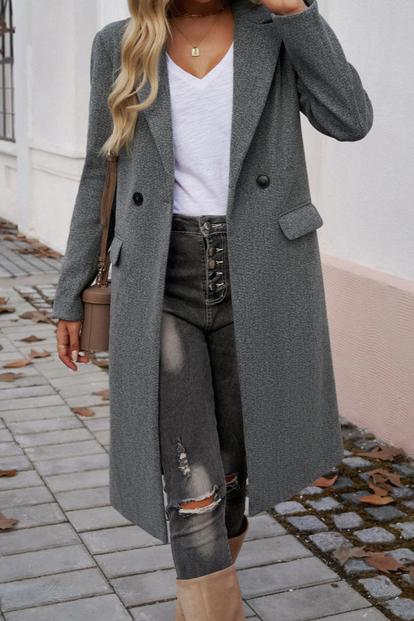 Blazer élégant pour femmes, mi-saison avec boutons