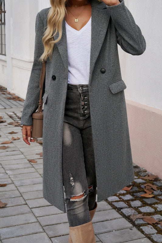 Elegante Dames Blazer Tussenjas met knopen