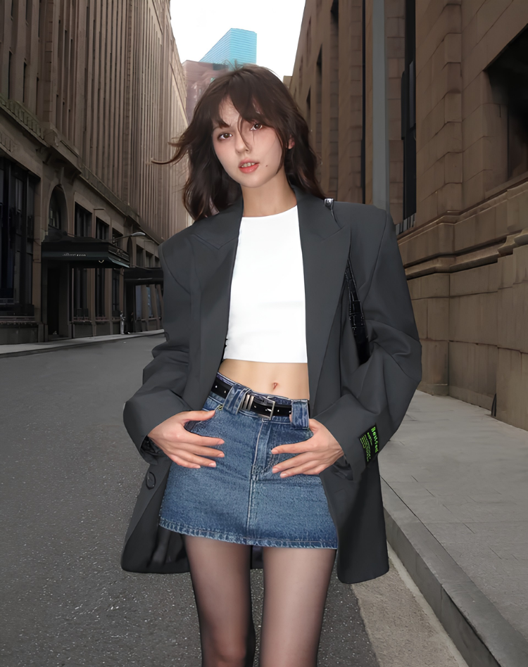 Fay - Klassieke oversized blazer met tijdloos ontwerp