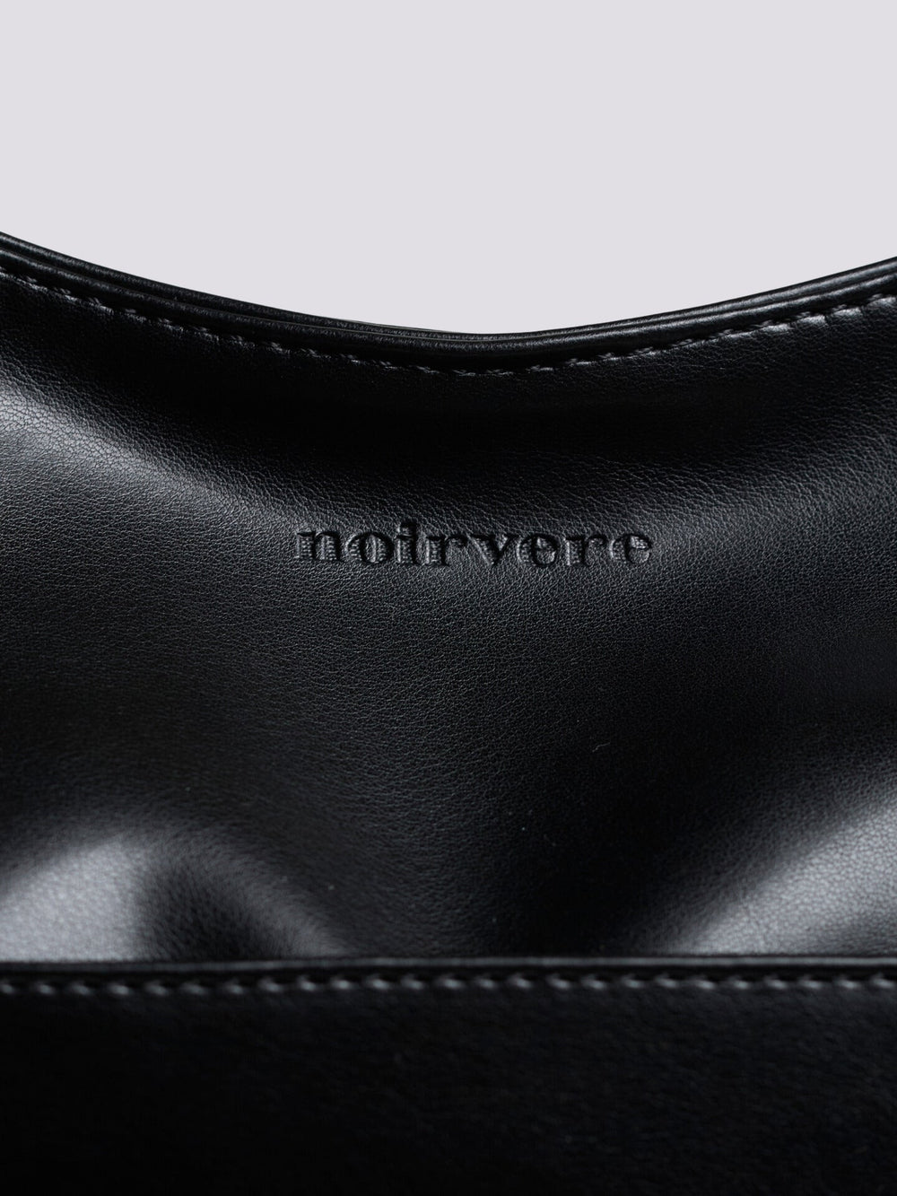 Minimalist Vegan Leather Hobo Shoulder Bag