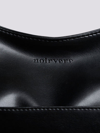 Minimalistisch vegan leer hobo schoudertas