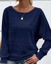 Pull en Maille Stylé avec Détails Ajourés pour Femme