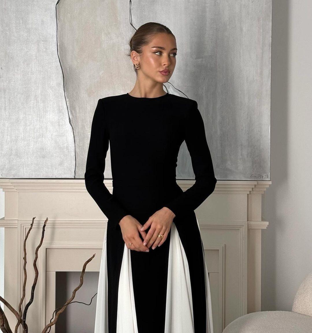Feline - Maxi jurk chic met vloeiende pasvorm