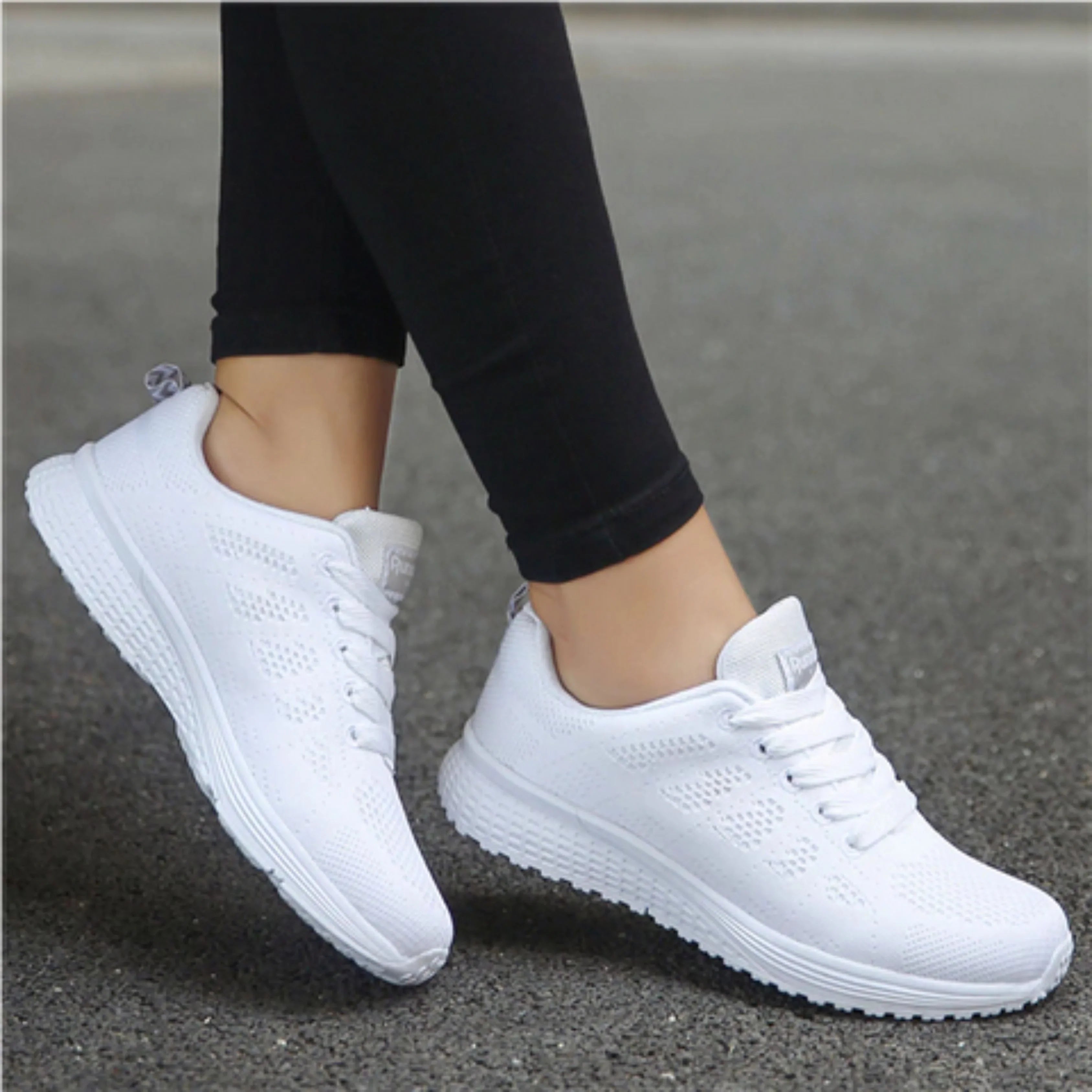 Baskets en mesh sportives pour femmes pour la course à pied et la marche