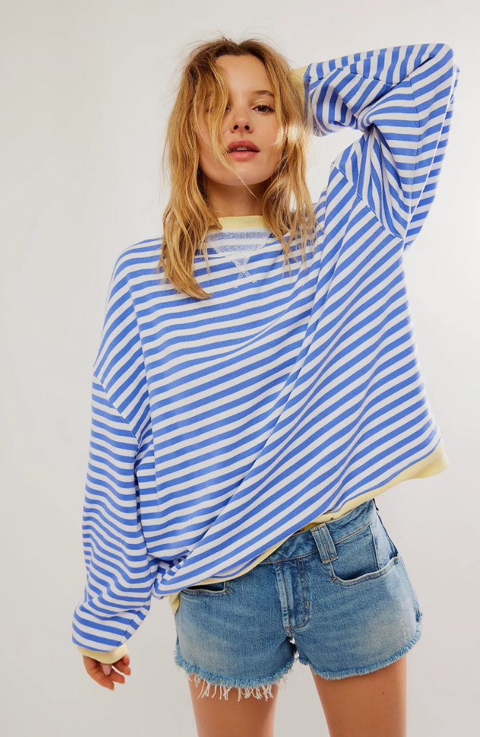 Mare - Gestreepte oversized sweater