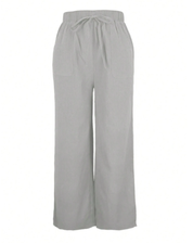 Pantalon Large Confortable Avec Taille Élastique Et Cordon De Serrage Pour Femmes