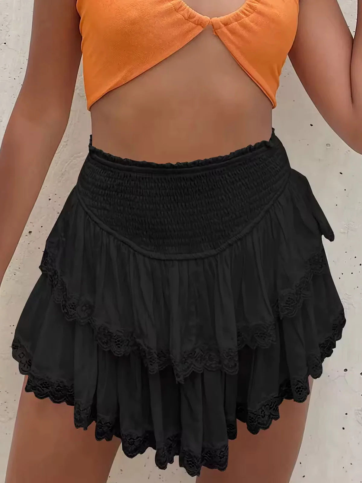 Oversized Gebreide dames Set met Mini Rok en Trui