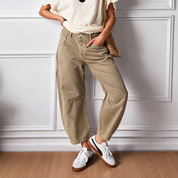 Zillah – Wide-Leg Barrel Jeans | High Waist
